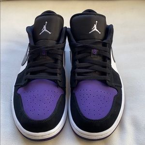 Jordan 1 Low Court Purple